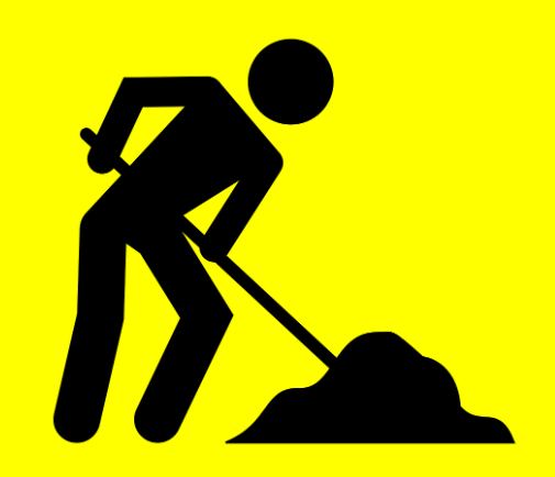 worker digging